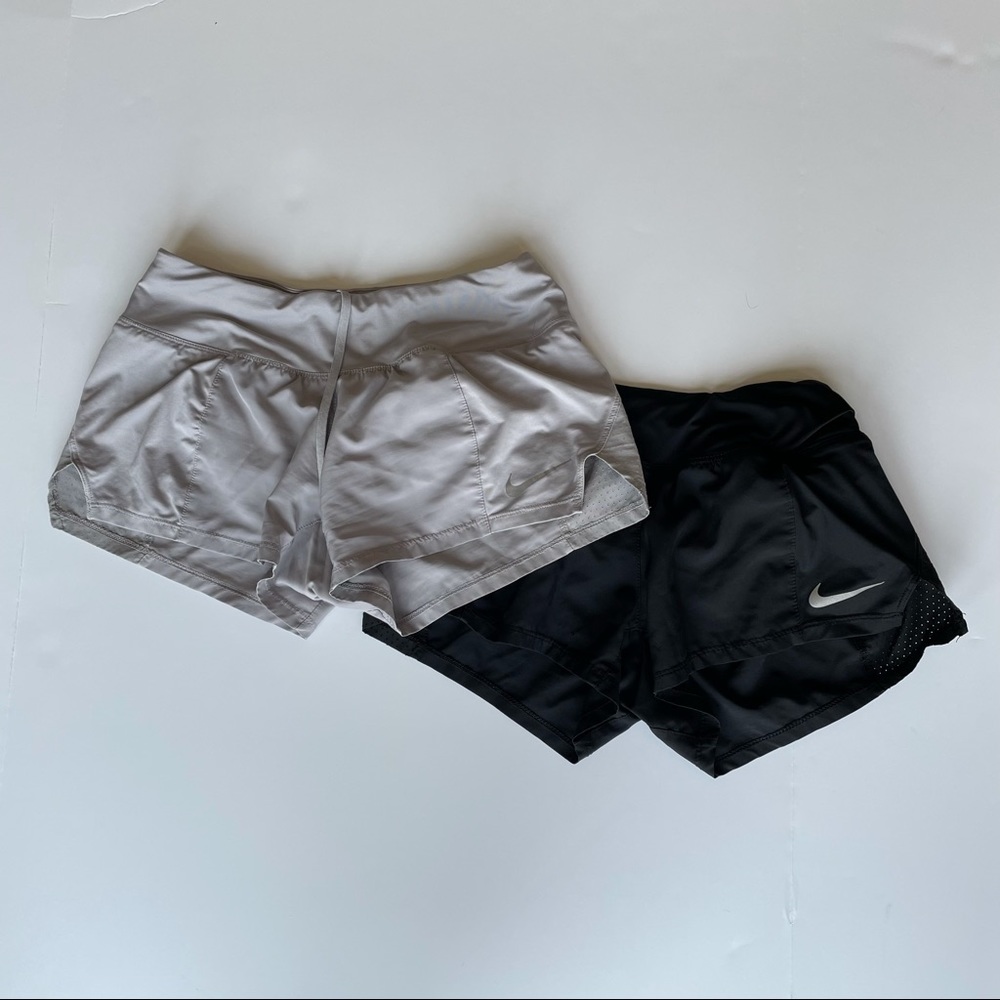 Nike Running Shorts Grey and Black XS